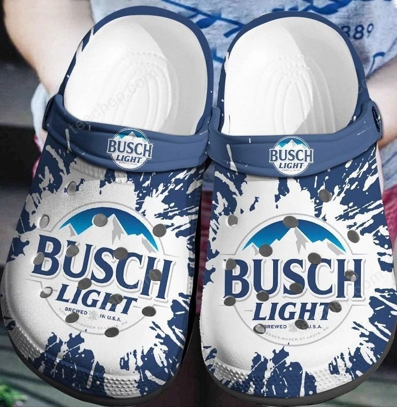 Perfect Gift Busch Light Beer Crocss Crocband Clog Comfortable Water Shoes