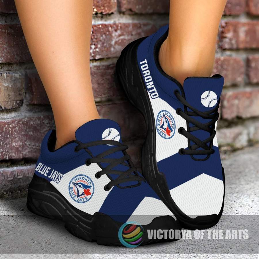 Colorful Logo Toronto Blue Jays Chunky Sneakers