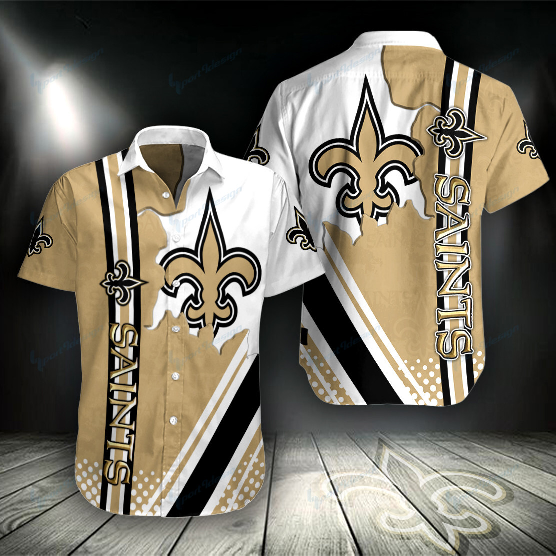 New Orleans Saints Button Shirt Bg749 – Donelanetop Store