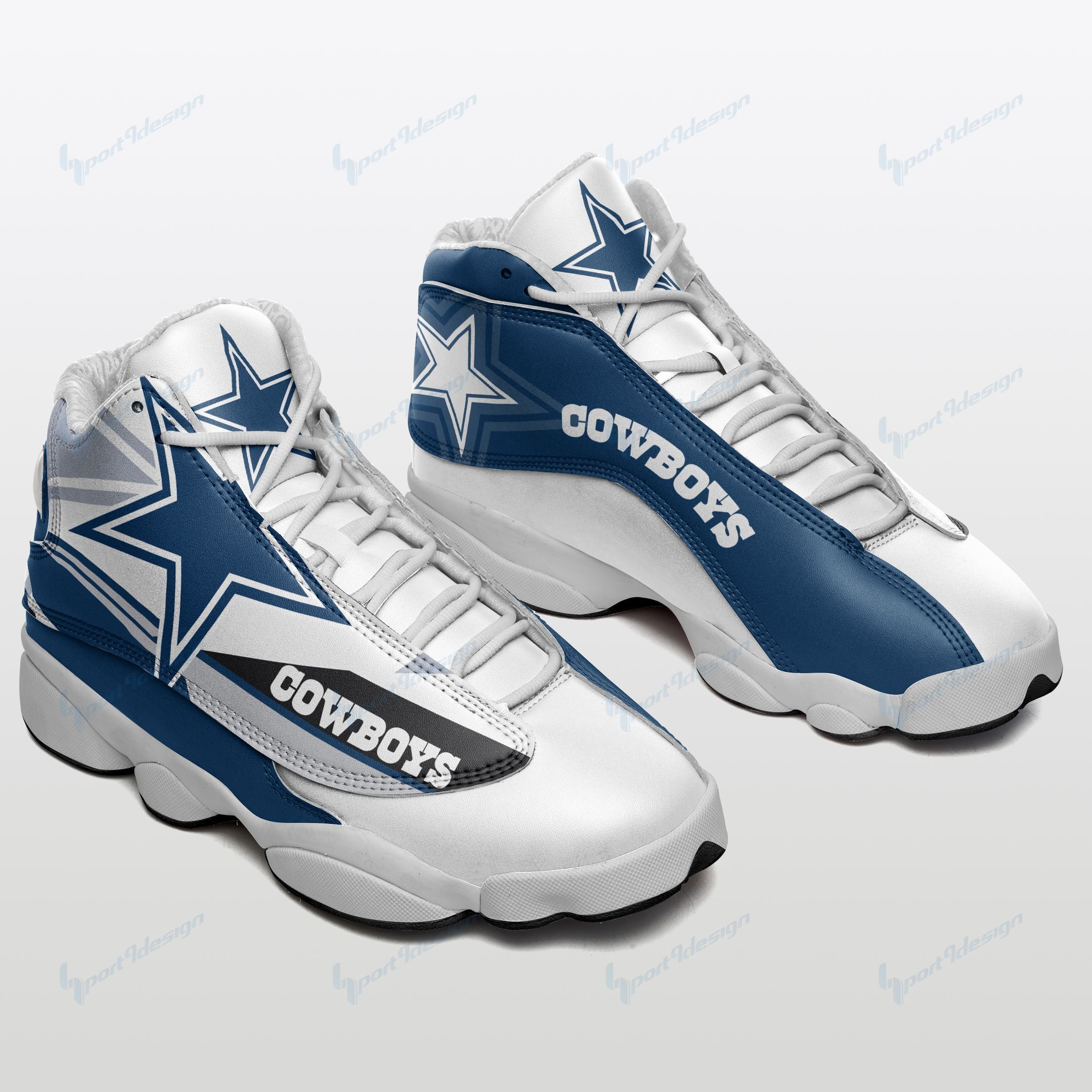 Dallas Cowboys Air JD13 Sneakers 506