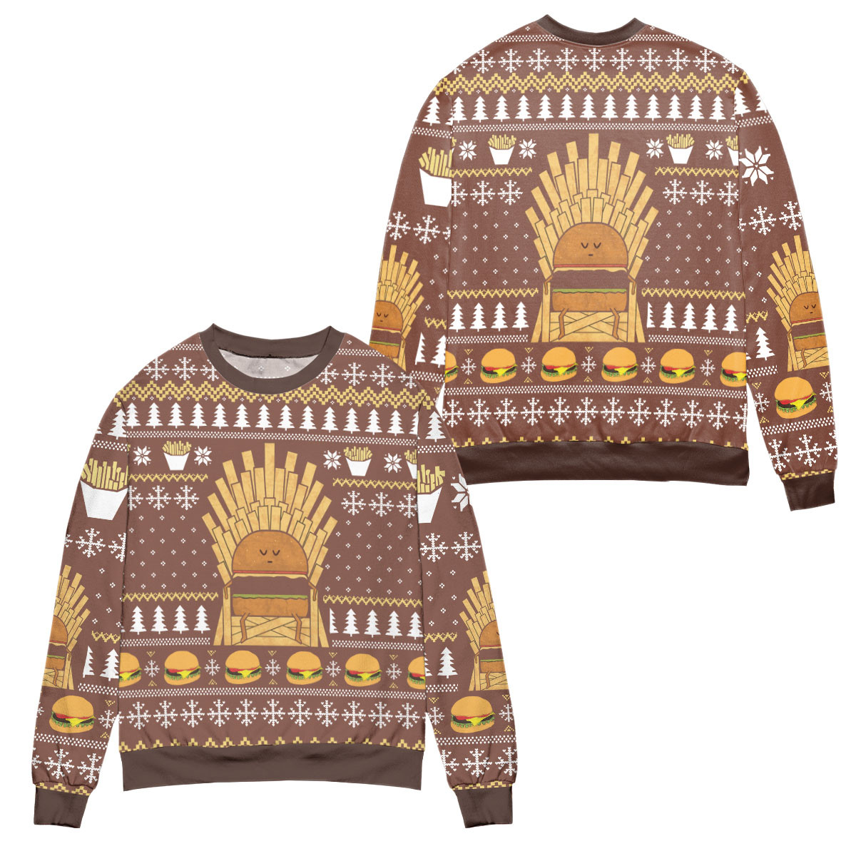 Game Of Fries Game Of Thrones Ugly Christmas Sweater – All Over Print 3D Sweater