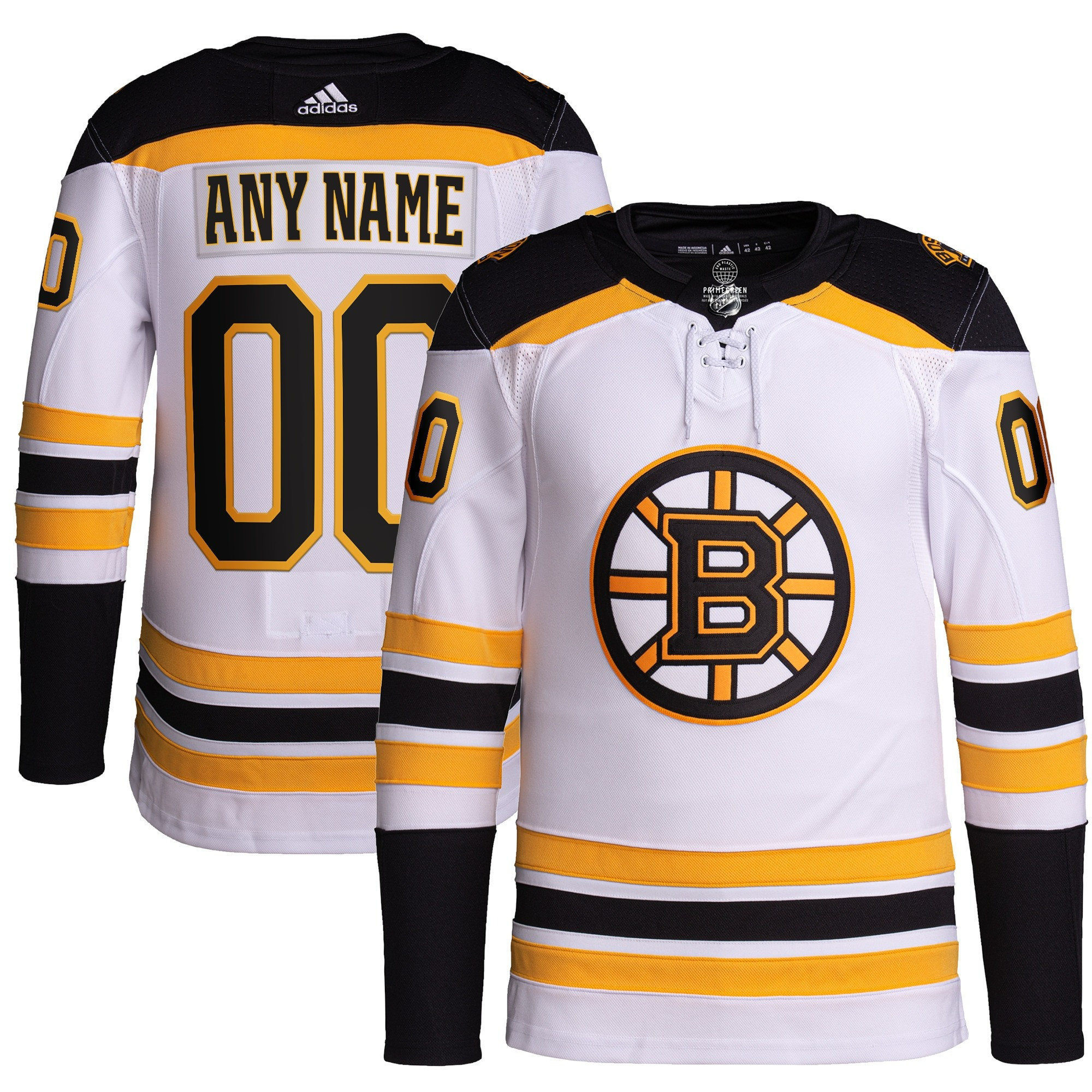 Boston Bruins Away Primegreen Custom Jersey – All Stitched