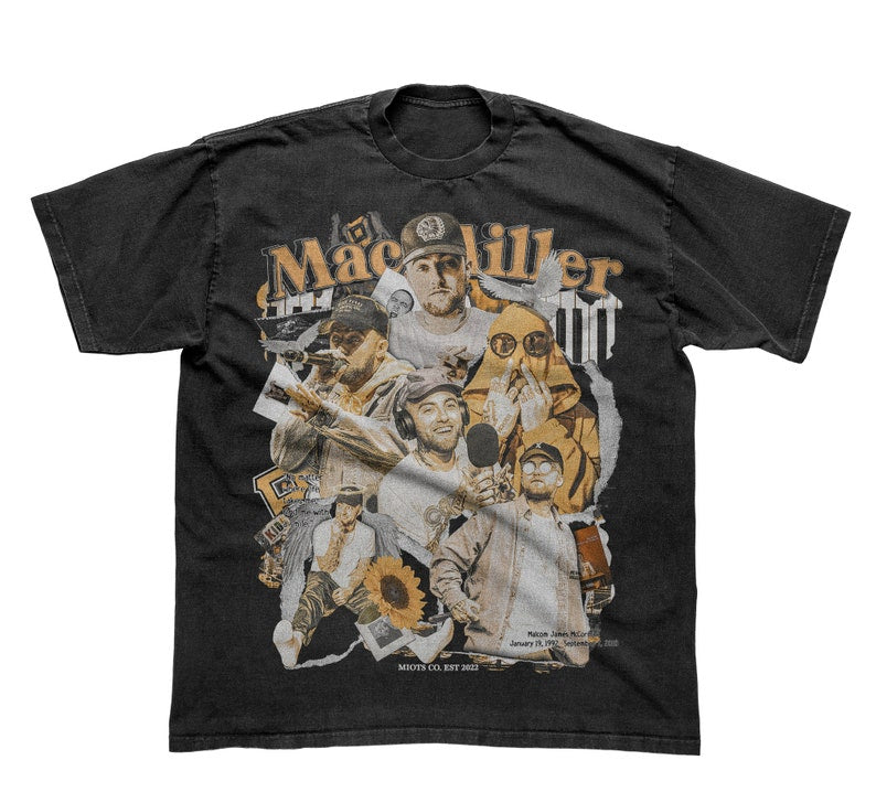 Mac Miller Vintage Bootleg Style T-Shirt | Hip Hop Rap Tee | Vintage Bootleg Shirts | Mac Miller Raptee