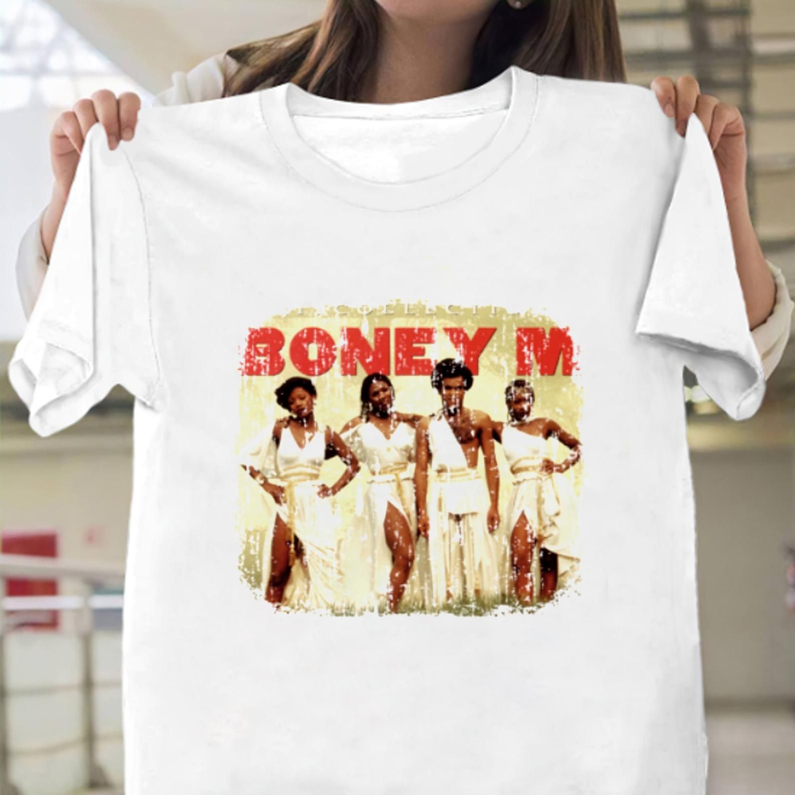 Boney M 70s Disco Funk Band T-shirt Boney M Members Shirt Gift For Fan Disco Shirt Vintage Shirt Music Shirt The Legend Band Shirt