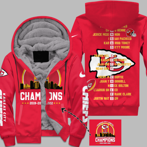 2023 Kansas City Chiefs Zip Hoodie 4