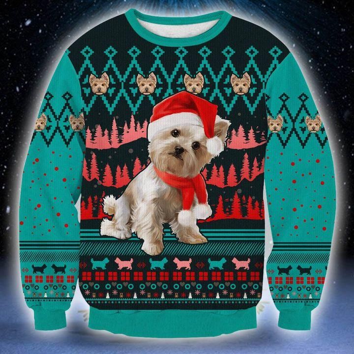 Yorlshire Terrier Ugly Christmas Sweater 2023 For Men And Women