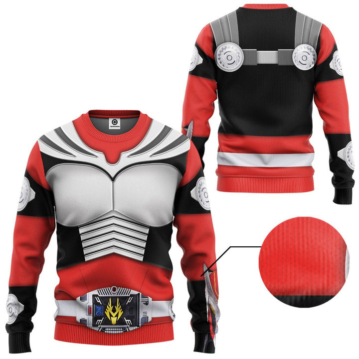 Kamen Rider Ryuki Ugly Christmas Sweater – All Over Print 3D Sweater