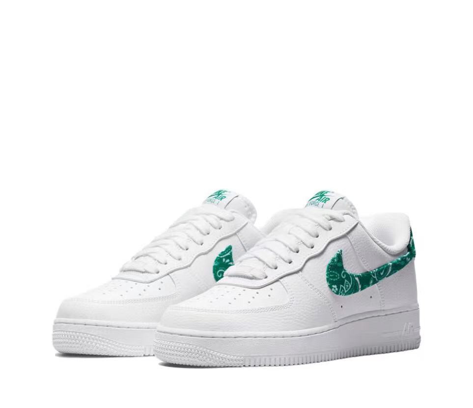 Nike Air Force 1 ’07 Essentials ‘Green Paisley’ Shoes Sneakers SNK182511721