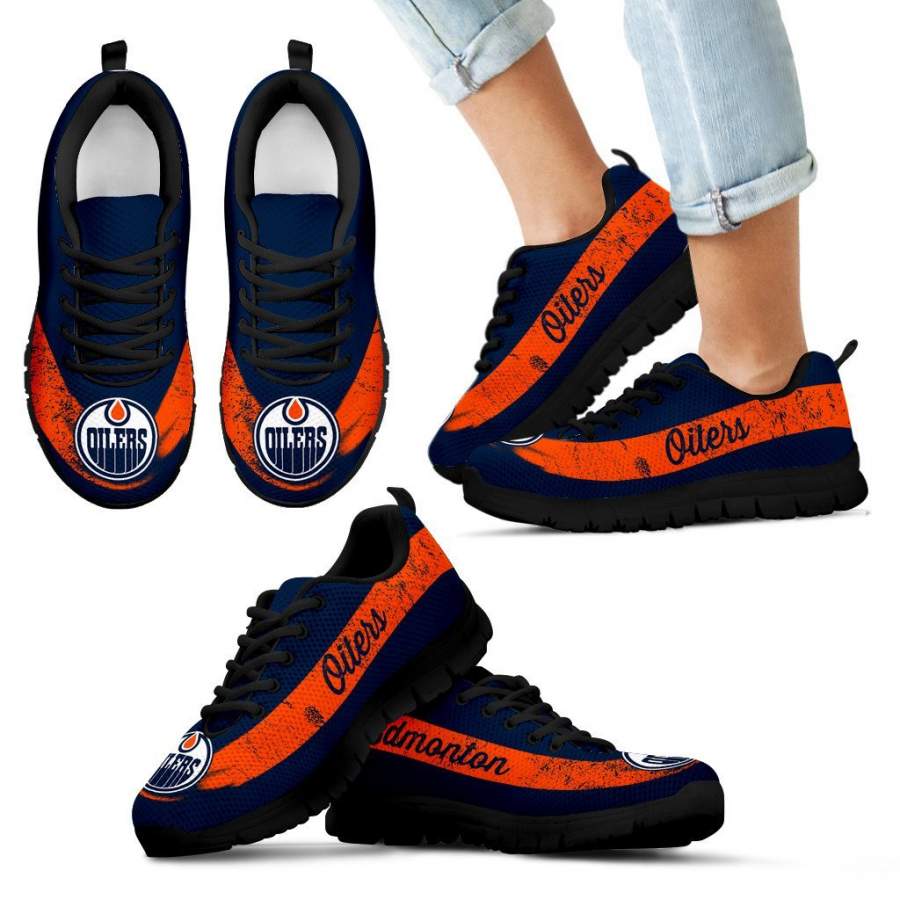 Cool Line Logo Edmonton Oilers Sneakers