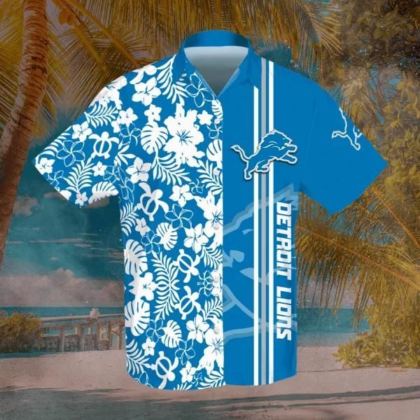 Nfl Detroit Lions Hawaiian Shirt Ds0-02946-Hws