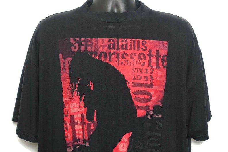 1995 Alanis Morissette Vintage T Shirt – Can’t Not Tour 90s Concert Band T-Shirt on a XL Tultex Tag