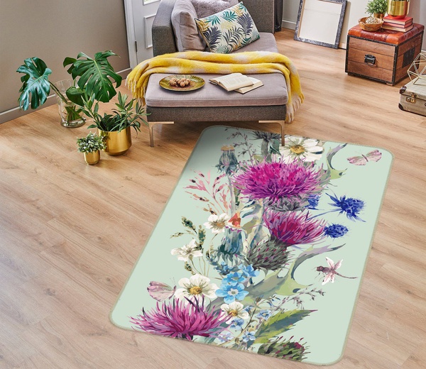 Beautiful Flowers Mint Background Ar &hellip;