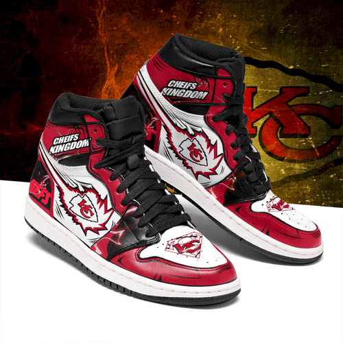 Kansas City Chiefs High Top And Low Top Jordan Sneakers Sport Shoes