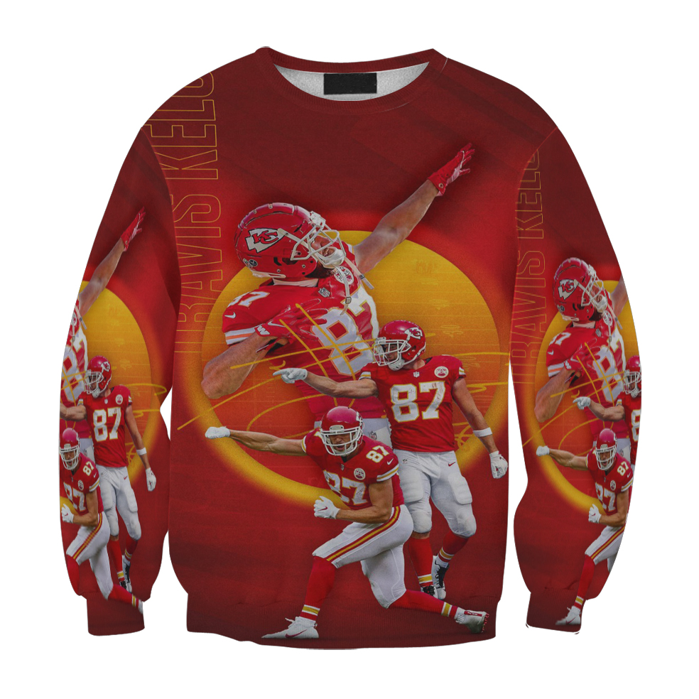 Kansas City Chiefs Travis Kelce 87 Gift For Fan 3D Full Printing Sweatshirt