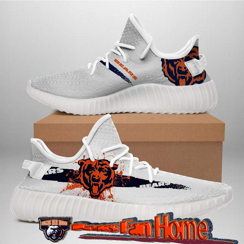 Yeezy Shoes Nfl Chicago Bears Trending Gift For Fan Yeezy Boost Sneakers V2