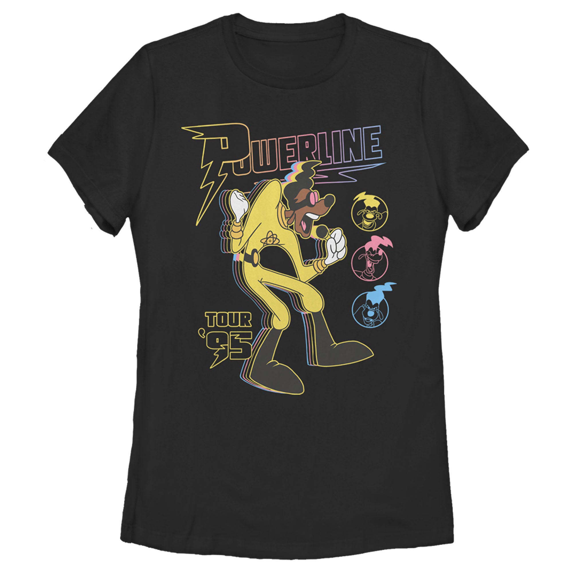 Women’S A Goofy Movie Powerline Tour ’95 T-Shirt