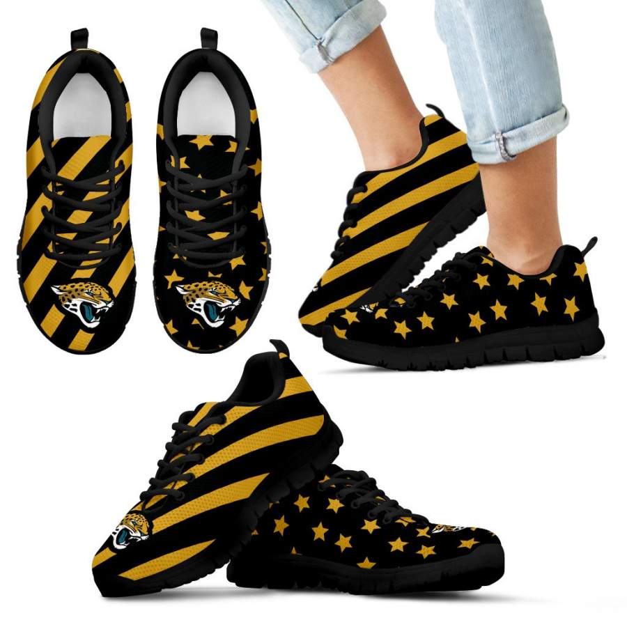 Splendid Star Mix Edge Fabulous Jacksonville Jaguars Sneakers