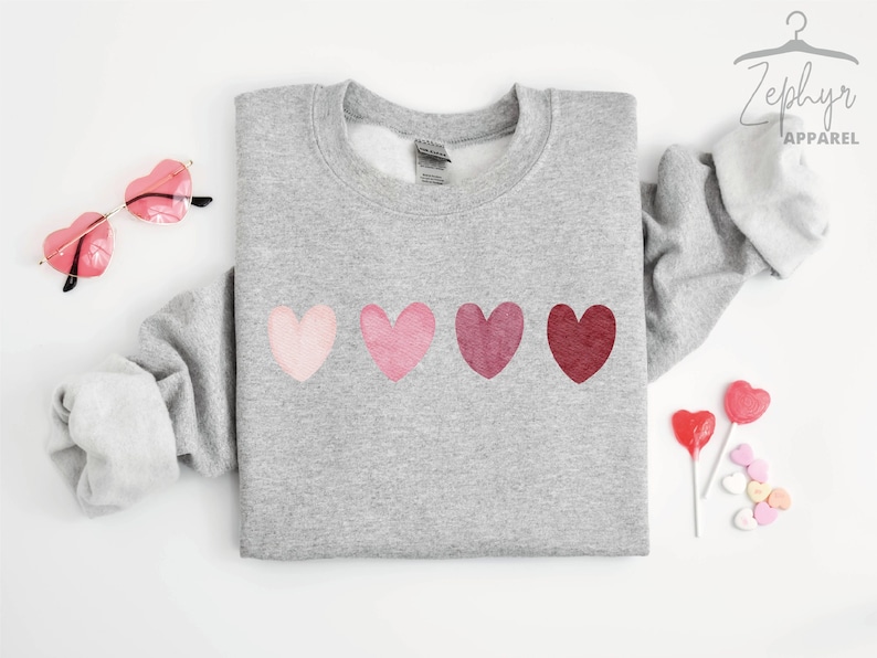 Valentine Heart Sweatshirt, Cute Valentine Sweatshirts, Valentine Sweatshirts, Vintage Valentine Sweatshirt, Valentine Pullover