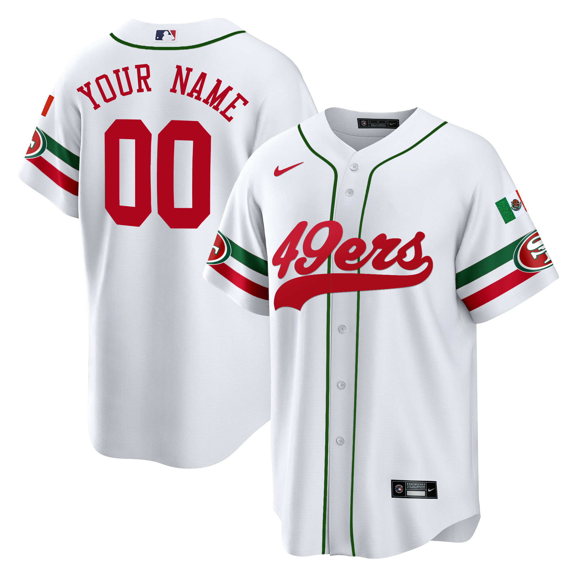 49Ers Mexico Baseball Custom Jersey – All Stitched