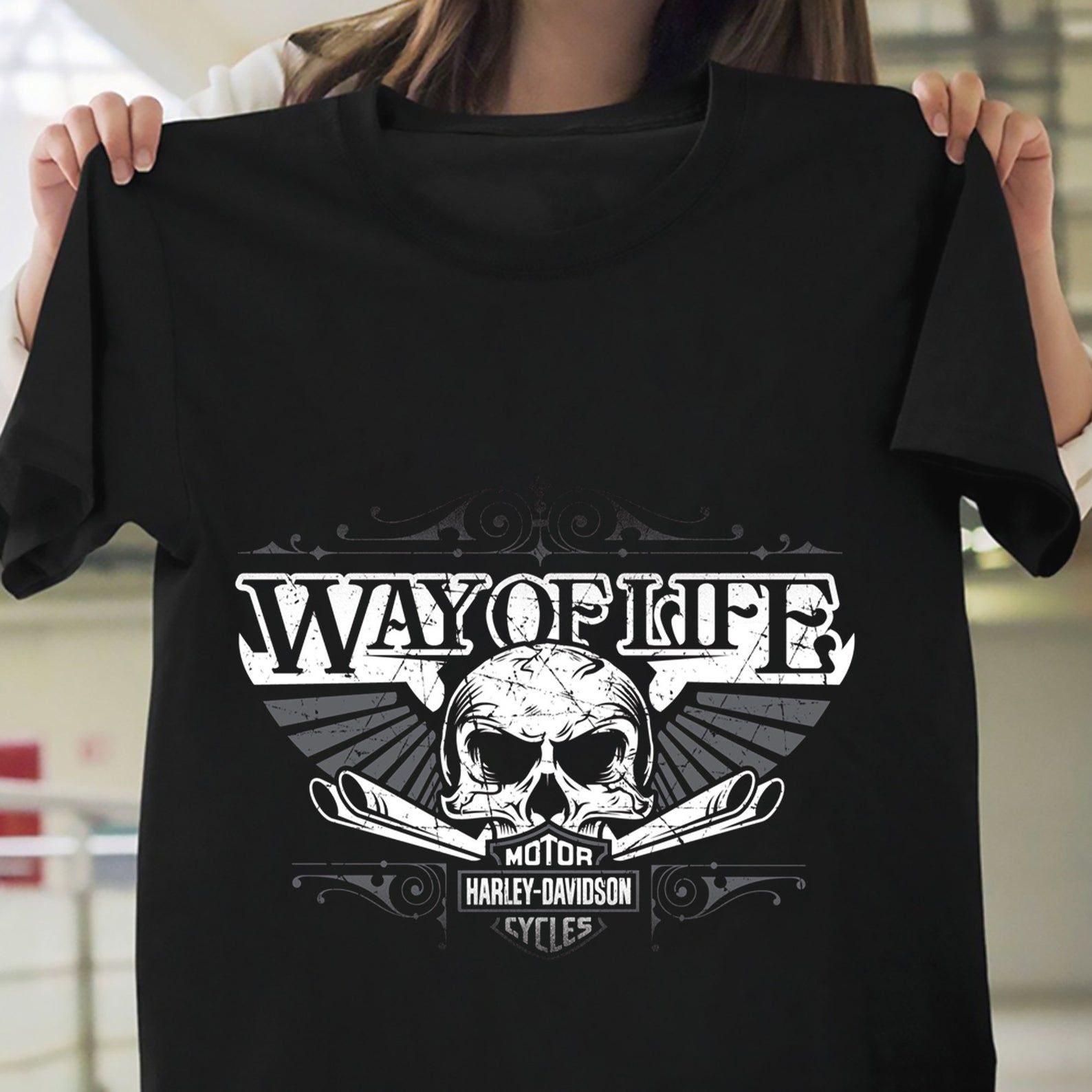 Way Of Life Harley Davidson T-shirt Unisex Motor Harley-davidson Cycles Shirt Vintage Harley Davidson Shirt Harley Davidson Gift