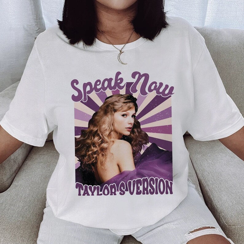 Retro Speak Now Taylor’S Version Shirt, Taylor The Eras Tour Vintage Shirt, Taylor’S Version New Album Shirt