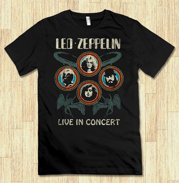 Led Zeppelin Live In Concert Shirt Vintage Rock Shirt Men S Women S Als Shirt