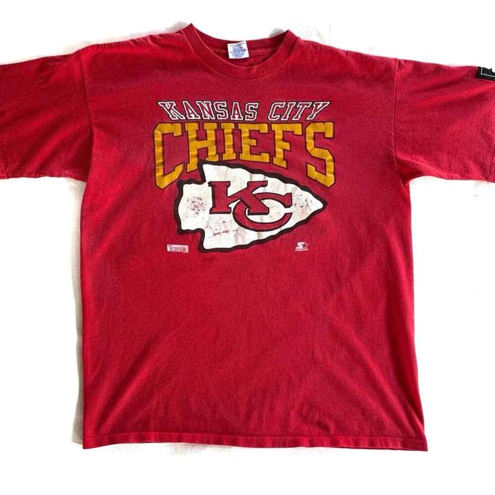 Vtg Kansas City Chiefs T Shirt Starter 90S