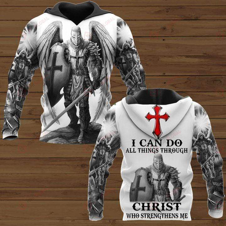 I can do all things through Christ Hoodie 3D #V