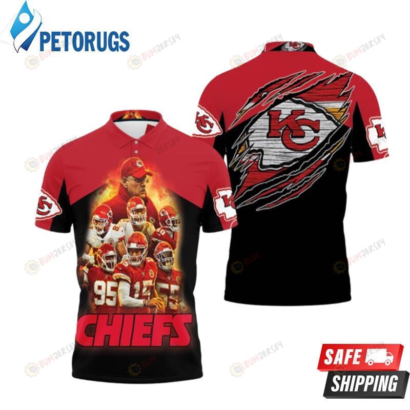 Kansas City Chiefs Afc West Division Champions 2021 Super Bowl Printed Polo Shirt