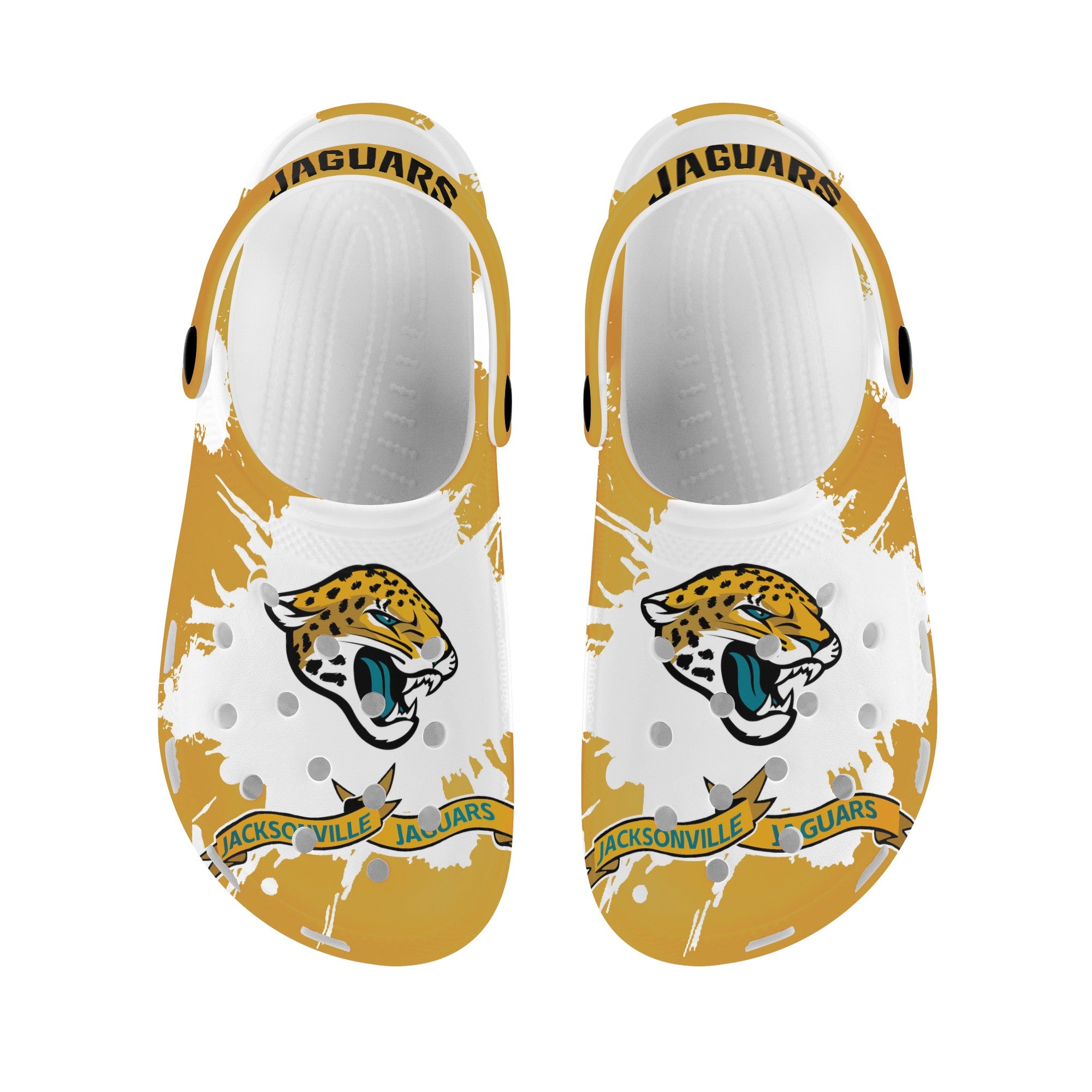 Jacksonville Jaguars Crocs Shoes No 02