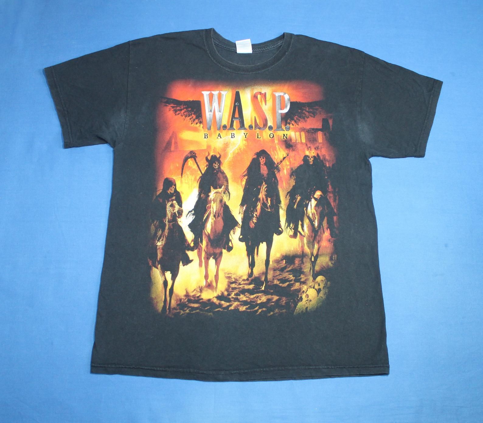 Wasp Shirt Beast Of Babylon Tour Shirt American Heavy Metal Band Shirt L