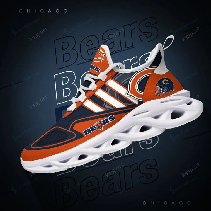 Chicago Bears Yezy Running Sneakers Bg634