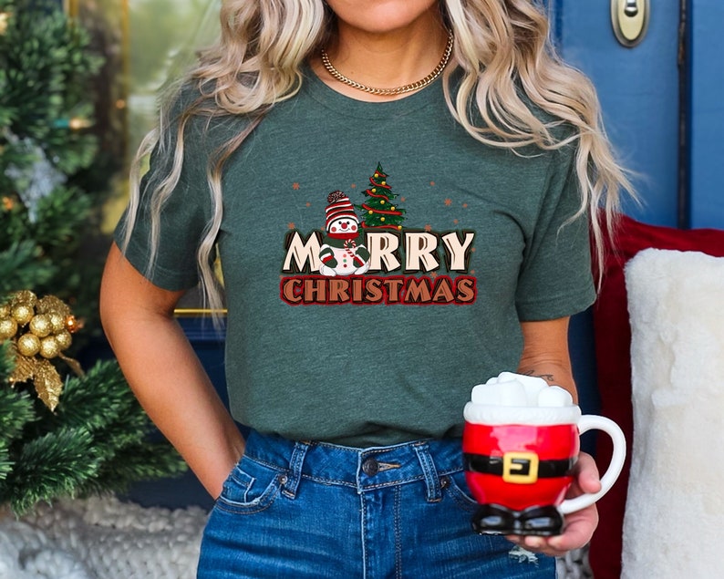 Retro Merry Christmas Snowman Shirt, Christmas Shirt, Merry Christmas Shirt, Funny Christmas Shirt, Holiday Shirt, Christmas Snowman Shirt Christmas Decor Ideas