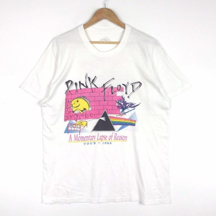 Vintage 80S Pink Floyd A Motary Lapse Of Reason Tour 1988 English Rock Band Shirt