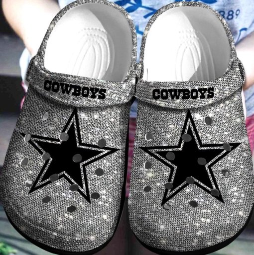 Unique Dallas Cowboys Personalized Name Clog Shoes