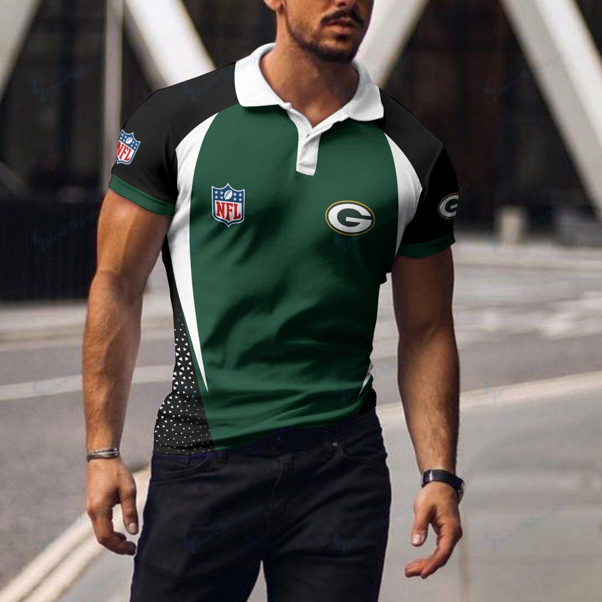 Green Bay Packer Polo T-shirt 043