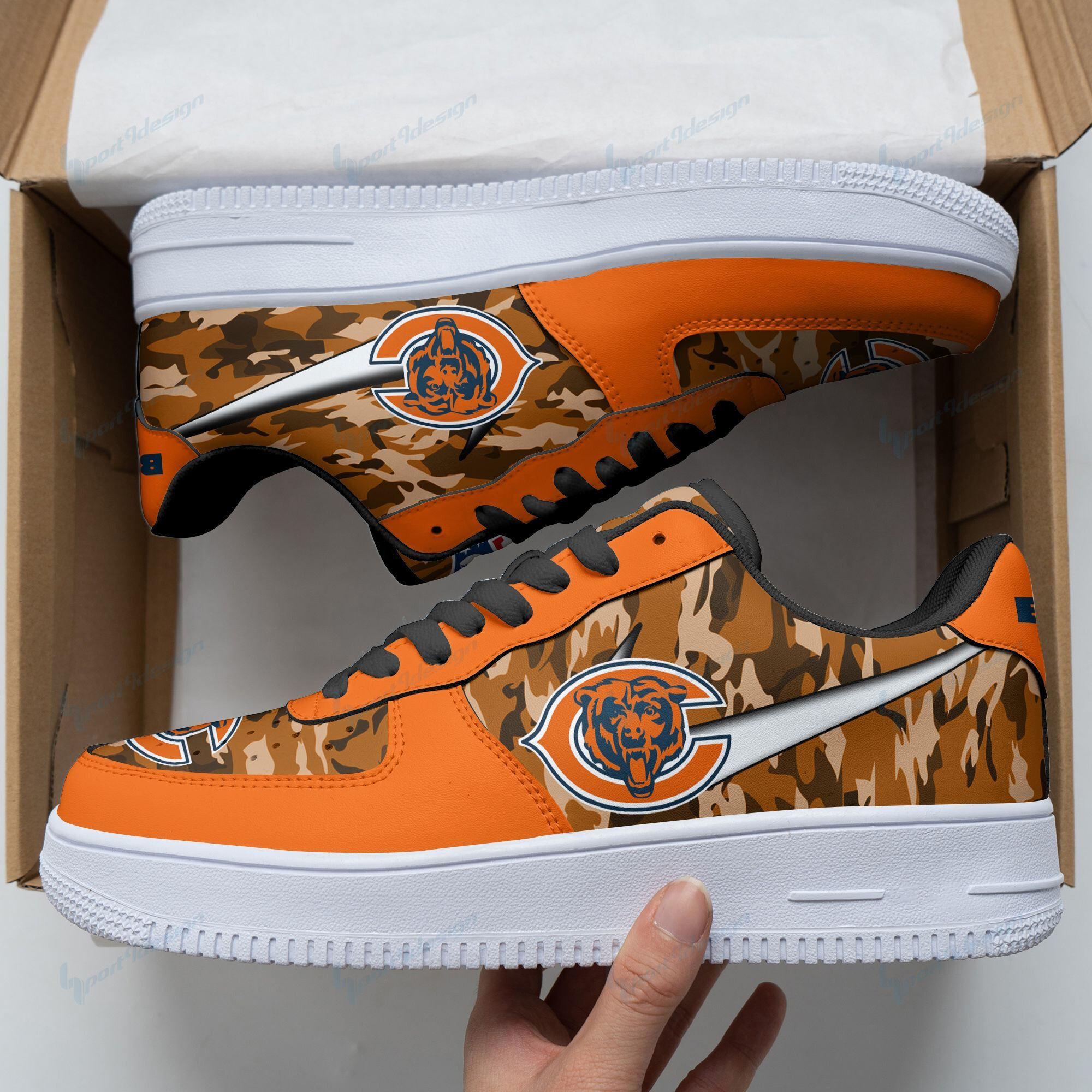 Chicago Bears Af1 Sneakers 64