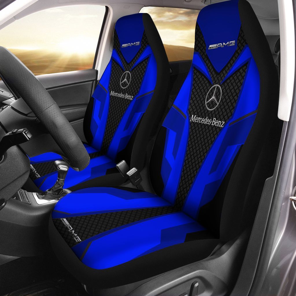 Mercedes Amg Lph-Ht Car Seat Cover (Set Of 2) Ver 1 (Blue)