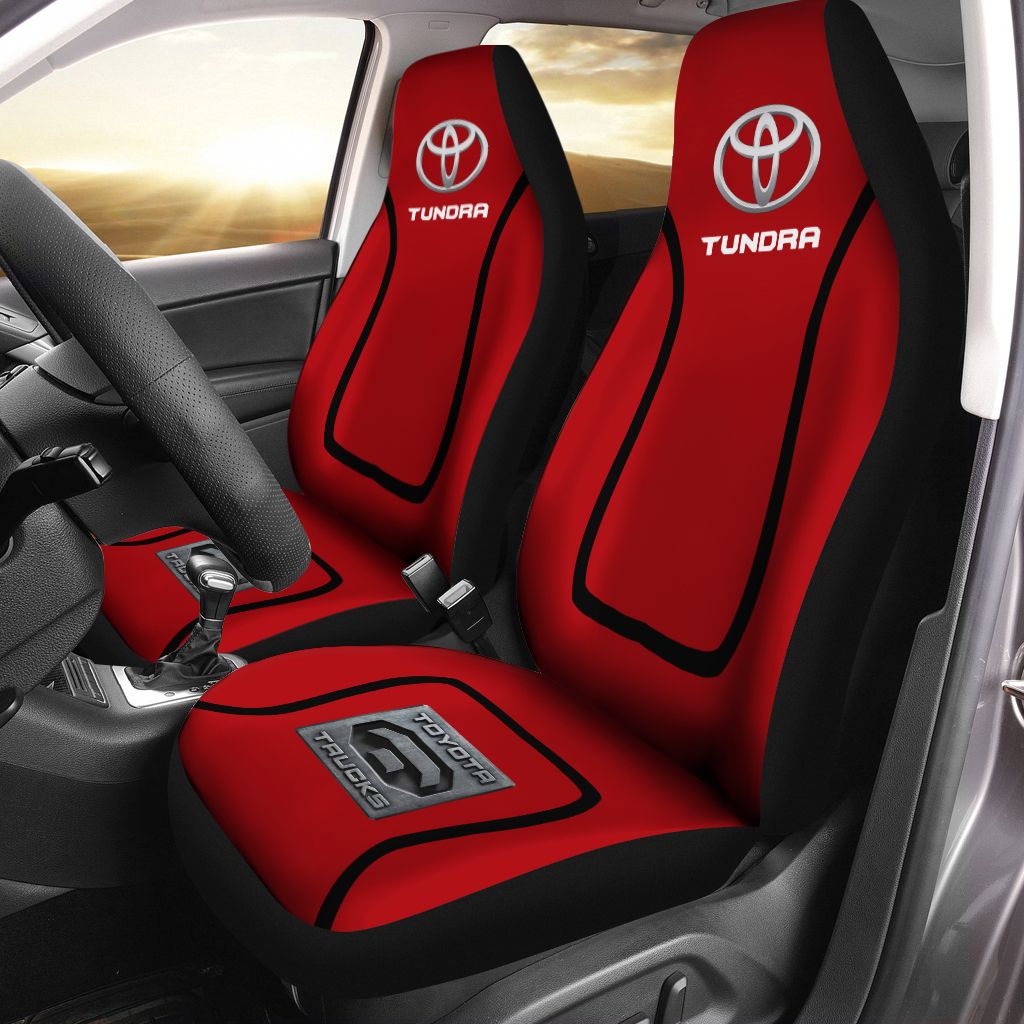 Toyota Tundra NCT-HT Car Seat Cover (Set of 2) Ver 4 (Red)