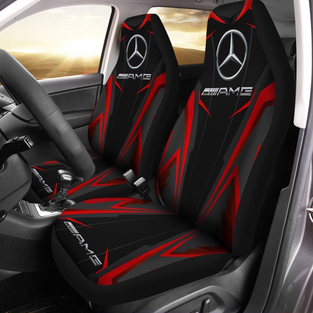 Mercedes Amg Lph-Nh Car Seat Cover (Set Of 2) Ver 2 (Red)