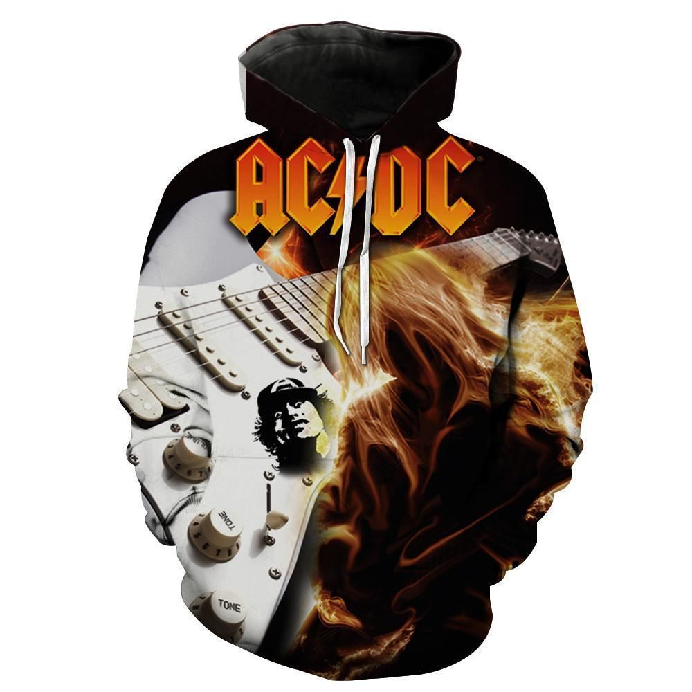 Cool Custom Hoodie Acdc Rock Band 3D &hellip;