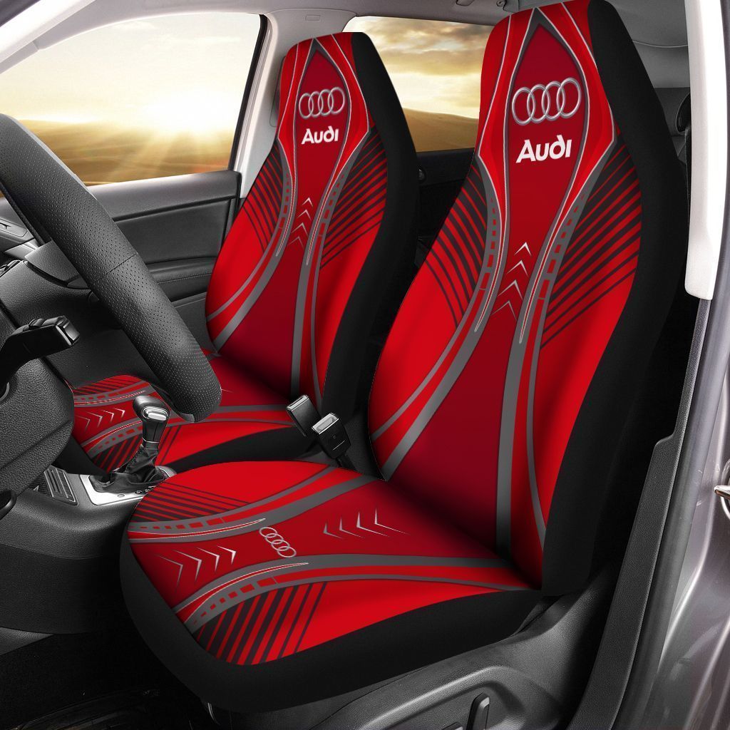 Audi PVT-NH Car Seat Cover (Set of 2) Ver 1 (Red)