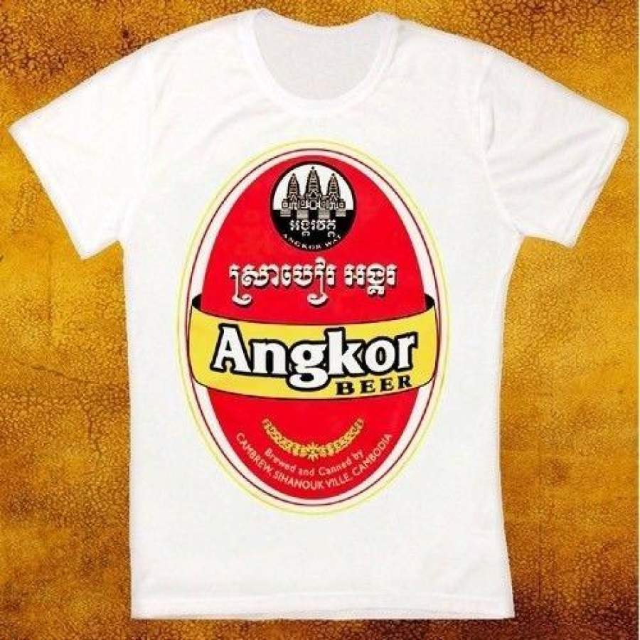 Angkor Beer Brewer Draft Cambodia Retro Vintage Hipster Unisex T Shirt 1829