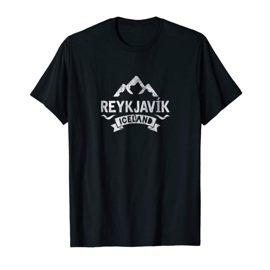 Vintage Reykjavik Iceland T Shirt