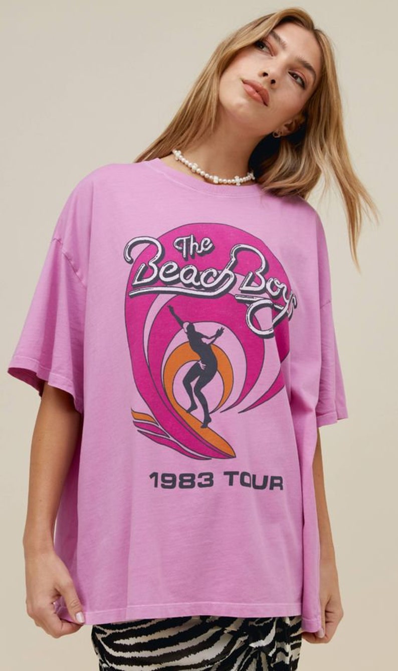 Vintage The Beach Boys 1983 Tour Band Shirt, 80S Beach Boys Vintage Surfer Shirt, The Beach Boys Fan Tee Sweatshirt Hoodie