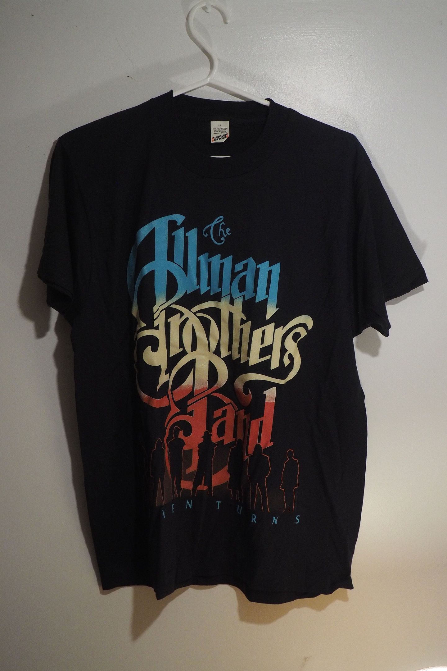 Real Vintage The Allman Brothers Band Vintage Seven Turns Tour 90 Shirt