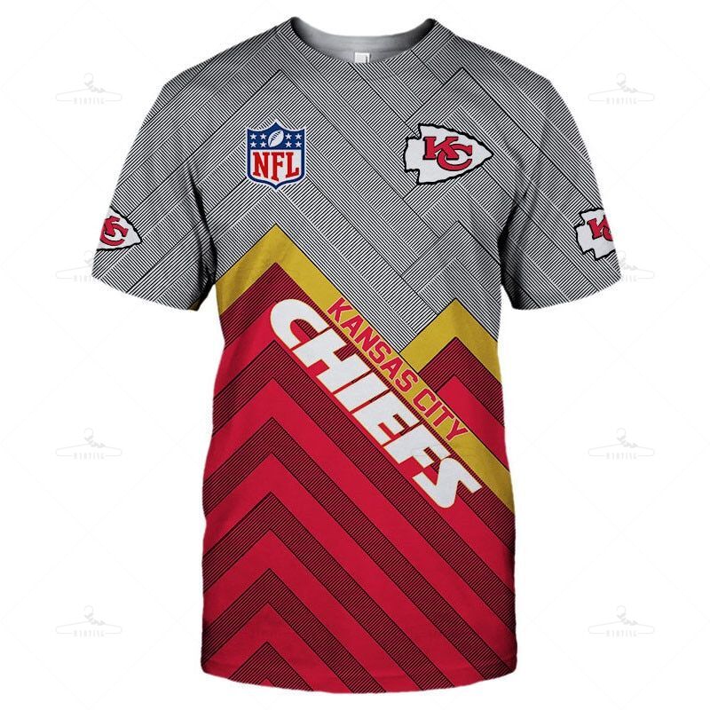 Kansas City Chiefs T-Shirt Short Sleeve Custom  Gift S