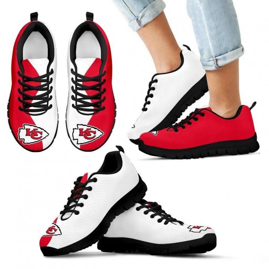 Two Colors Trending Lovely Kansas City Chiefs Sneakers #949