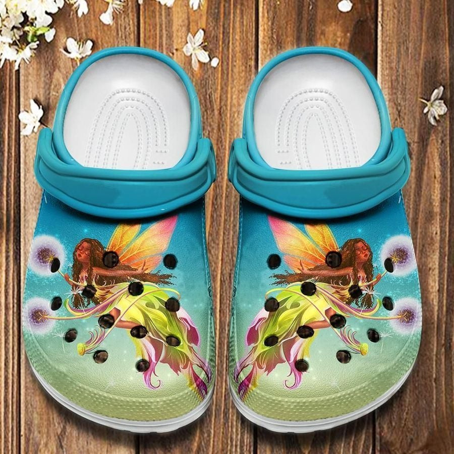 Angel Of Dream Crocs Shoes Clogs – Afro Women Art Custom Shoe Birthday Gift For Women Girl