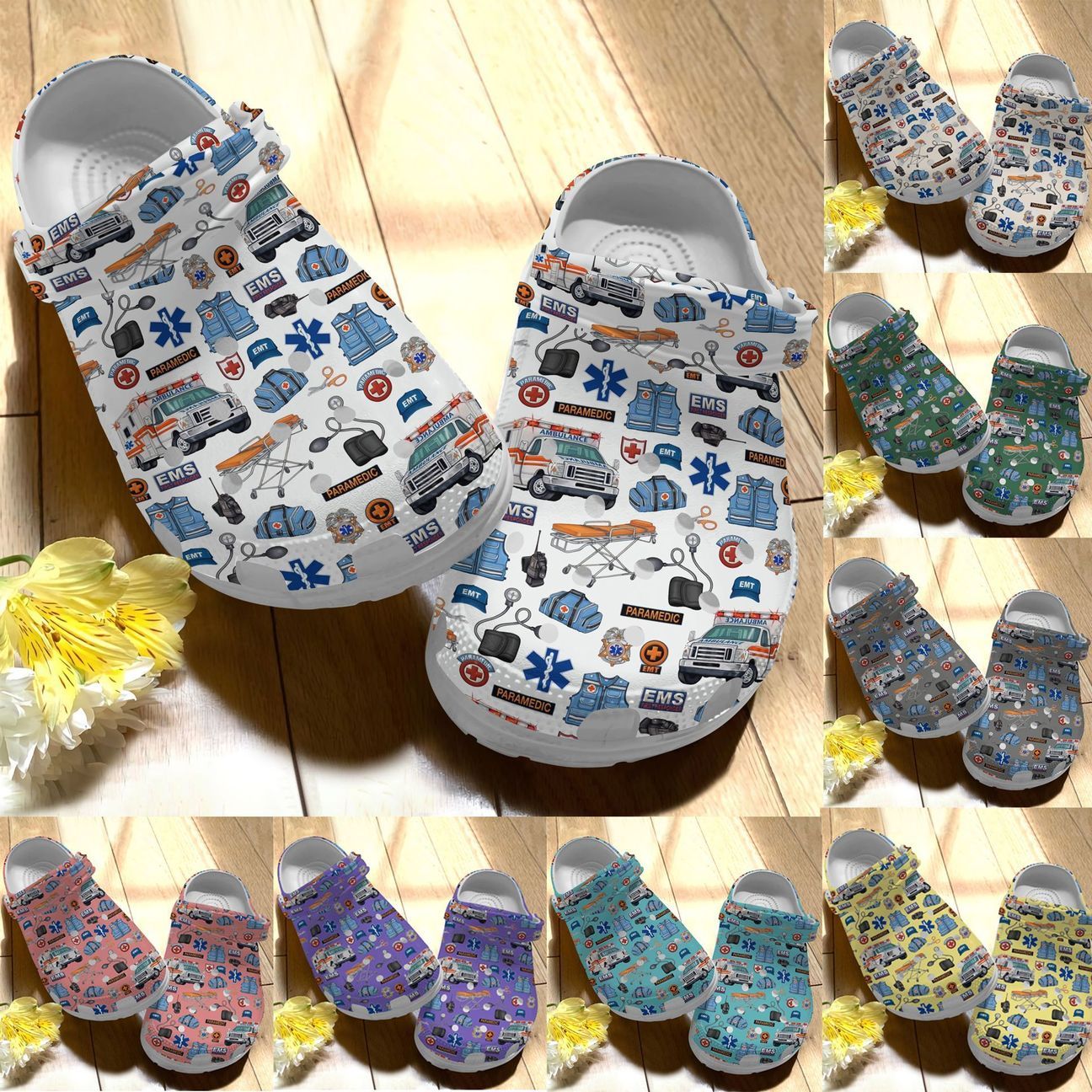 Ems Personalize Clog Emergency Medic …